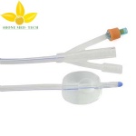 Single Use Silicone Nelaton Catheter three way